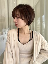 アミリアバイザザ(amiliea by ZA/ZA) 抜け感丸みショートボブ