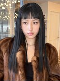 スリックストレートロング