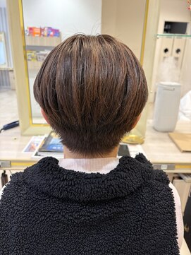 アッシュ 仙川店(Ash) 40代刈り上げショート前髪なしハンサムショートツーブロック