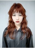 【GEEKS渋谷】セミロングレイヤー/シャギーカット/春カラー/小顔