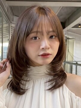 ミンクスリッカ 表参道(MINX RICCa) 【大人可愛い】内巻きミディx小顔レイヤー