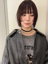 シール 梅田(CIRR) 顔周りレイヤーで似合うボブ