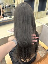パークレーン アイス イヴェン(park lane ICI yeven) ブリーチなしダブルカラーオリーブグレージュ透明感夏カラー