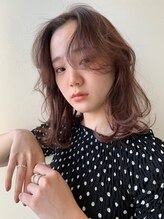 ジュノ イオン鹿児島店(Juno)&nbsp;フェザーミディ×ピンクベージュ