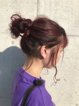 リッシュ(RICHE) ベリーピンクの簡単アレンジ