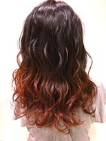 スムーズ 北千住(smoos’)&nbsp;レイヤーロング ピンクブラウン/グラデーションカラー 北千住