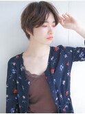ベリーショートヘア  うざバング