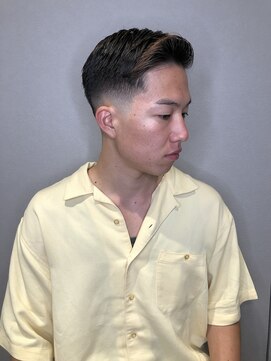 リバレッジ 広尾(Leverage) メンズビジネス七三バーバーカット