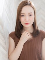 ローマ ギンザ(ROMA Ginza)&nbsp;【ROMA】癒しフォギーベージュナチュラルワンカールストレート