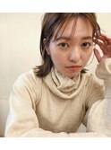 【Gigi】外ハネボブ セクションカラー ペールベージュ