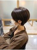クセを活かした丸みショート