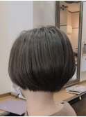 耳かけ可 小顔 ミニボブ