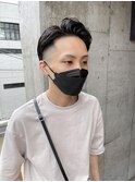 メンズカット　メンズパーマ　サイドパート　センターパート