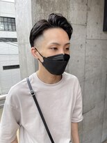 メンズカット　メンズパーマ　サイドパート　センターパート
