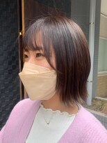アルター(aL ter)&nbsp;サイドバング×切りっぱなしボブ