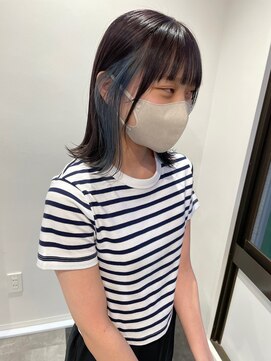 ツキ 横浜店(tuki) インナーカラーケアブリーチイヤリングカラーハイライトレイヤー