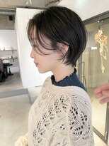 パーク(PARK)&nbsp;黒髪ショートハンサムショートマッシュショート