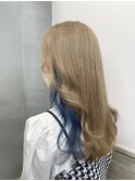 【可愛い♪】ベージュ×SAMURAIブルー/新出奈津樹