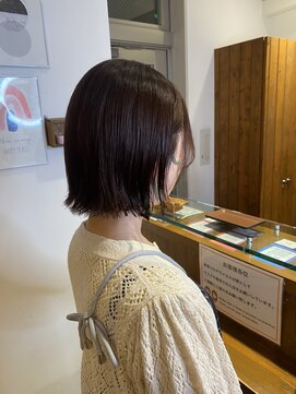 エクリ 麻布十番(equri) ミニボブ/チョコブラウンカラー