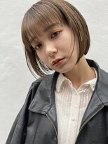 【切りっぱなしボブ】【ボブ】【前髪あり】