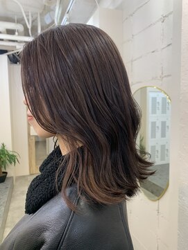 ロア 四条河原町店(LoRE) 20代/30代/40代/ミディアム/ラベンダー/透明感カラー