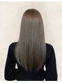 アース 東戸塚店(HAIR & MAKE EARTH) 縮毛矯正×艶感のあるアッシュグレー。1番人気のスタイルです。