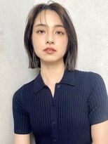 カナン 銀座(CANAAN)&nbsp;【韓国スタイル】タッセルボブ×くすみブラウン