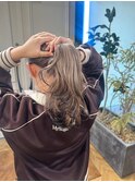 グレージュ×エンドカラー
