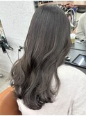 オリーブグレージュ*オリーブカラー*ロングヘア*30代40代50代