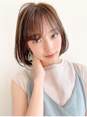 ★レイヤーカットデザインカラーオリーブベージュ【錦糸町】