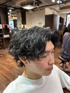 ランソ 成田店(RUNSO) センターパート×波巻きパーマ♪
