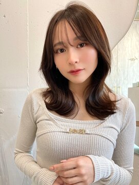 ルームバイシー 新宿(Loom. by Sea) メルティカラー×フェミニンロング[似合わせカット/韓国]