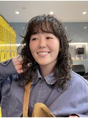 レイヤーパーマ/ウェーブパーマ/顔まわりパーマ