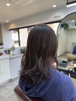 ファブ 銀座(fav)&nbsp;セミロングレイヤースタイル　ナチュラルグレージュ