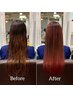 ファッションカラー+髪質改善ヘアテンダー　￥12000→￥11500