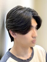 ビッケメンズヘア(Vicke Men's hair) フェザーパーマセンターパートダウンパーマニュアンスパーマ韓国
