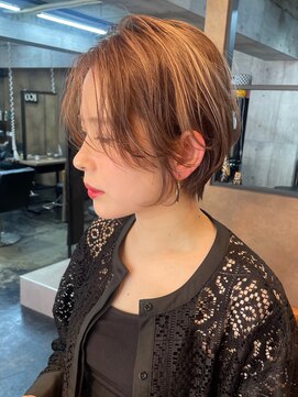 アイコン 博多(ICON.) ハイライト×ショートヘア