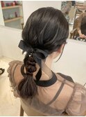 編みおろし/ヘアアレンジ/大宮