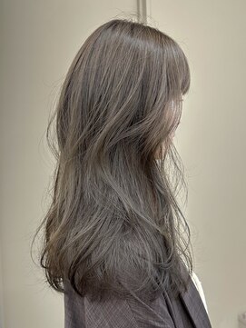 パークレーン アイス イヴェン(park lane ICI yeven) ブリーチなしダブルカラーオリーブベージュグレージュ秋カラー