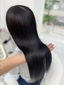 ラルム 新宿(LARME SHINJUKU) ☆黒染めなしブルーブラック☆韓国へア/透明感カラー