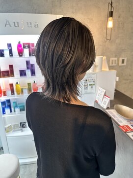 リム(RIM.) [ウルフカット/レイヤー/大人/ハイライト/グレージュ]