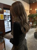 チャプター 問屋町(chapter) ケアブリーチミルクティーベージュ髪質改善トリートメント