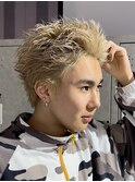 スパイキーショートアップバングショートアクティブショート