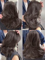 ユー(juu.)&nbsp;【juu./星ヶ丘】navy greige×オススメワンカールパーマ