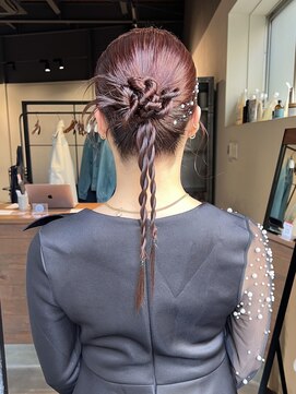 暖色×カチモリヘア