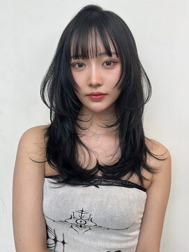 ハッシュカット×グレーブラック