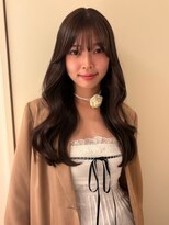 ノク(nok) 透明感カラーオリーブグレージュ韓国ヘア_黒髪小顔