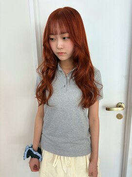 ヘアーデザイン シュシュ(hair design Chou Chou by Yone) 暖色オレンジカラー/外国人風スタイル