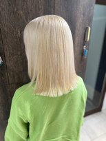 アジールヘア 池袋東口店(agir hair) ブリーチダブルカラーハイトーンホワイトブロンド 池袋