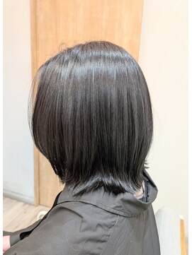 ヘアサロン アンフェール(Hair Salon Amfaire) 小林/肩はねボブ/縮毛矯正/ロートーンカラー